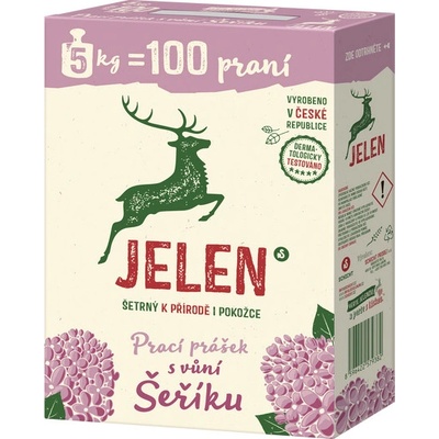 Jelen mýdlový prací prášek Šeřík 5 kg