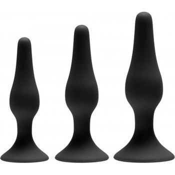 Image 1 of XR Brands Greygasms Apprentice 3 Piece Silicone Anal Trainer Set