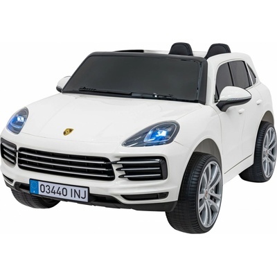 Injusa 719 dětské dvoumístné elektrické vozidlo Porsche Cayenne S R/C bílá