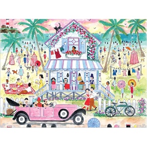 Galison - Puzzle Michael Storrings: Roaring 20s Beach House - 1 000 piese
