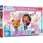 Trefl Glitter Puzzle 100 Къщата на Габи за кукли (93987)