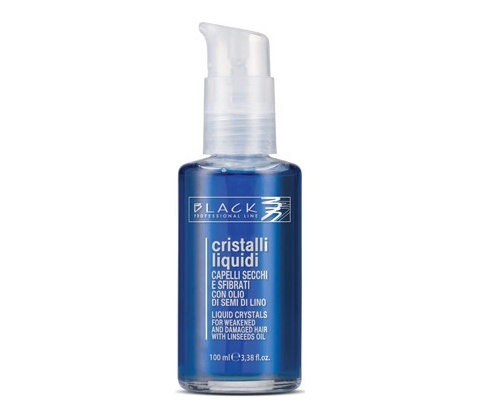 Black Cristalli Liquidi Tekuté krystaly pro poškozené a jemné vlasy 100 ml
