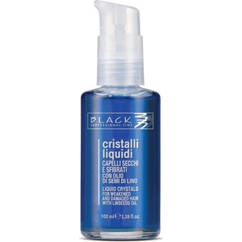 Black Cristalli Liquidi Tekuté krystaly pro poškozené a jemné vlasy 100 ml
