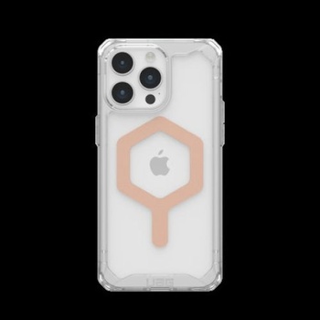 Urban Armor Gear Кейс UAG Plyo за iPhone 15 Pro Max, съвместим с MagSafe, ice-rose gold (KXG0075272)