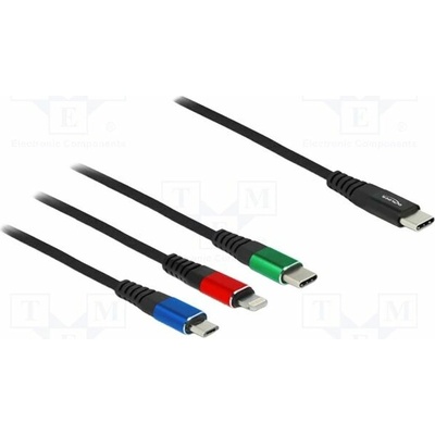Delock 86820 USB 2.0 0,3m černý