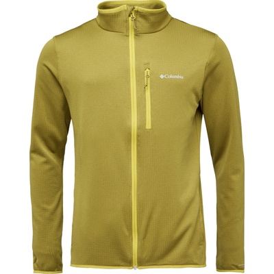 Columbia ESSENTIAL HIKE™ GRID FLEECE FULL ZIP Žlutá,Bílá