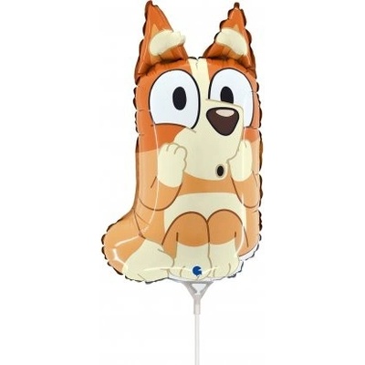 Grabo Mini Bluey Bingo oranžový 14" 35 cm fóliový balónek nafukovací