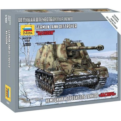 Zvezda Sd.Kfz.164 Nashorn Wargames WWII military 6291 1:100