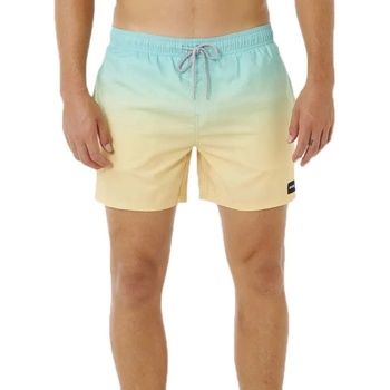 Rip Curl Бански гащета Rip curl Offset Fade Volley swimming shorts - Yellow / Blue (Aqua)