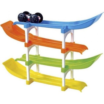 Teddies Autodráha a auto plast 6ks