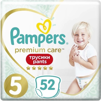 Pampers Premium Care Pants 5 52 ks