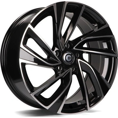 Carbonado Monaco 8x18 5x112 ET45 black front polished