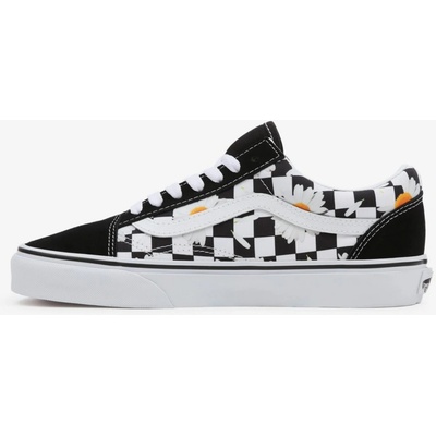 Vans dámské vzorované kožené tenisky UA Old Skool černé