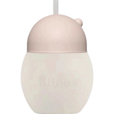 Élhée učiaci hrnček so slamkou Coconut 240 ml Sand Nude