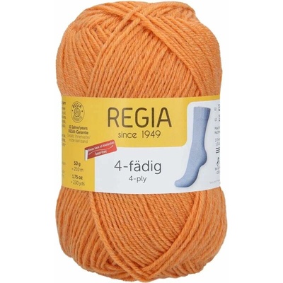 Regia 4-Ply Uni 1054 Tykvová 210m/50g