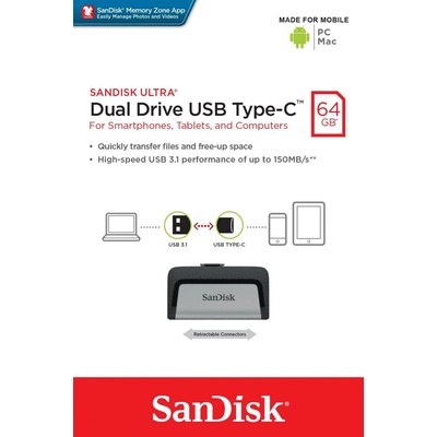 SanDisk Ultra Dual 64GB SDDDC2-064G-G46