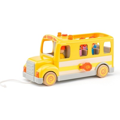 Woody Auto školský autobus so zvukmi a svetlom