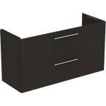Ideal Standard i. Life A - Шкаф за мивка, 120x44x63 cm, 2 чекмеджета, сив матов въглен T5258NV (T5258NV)