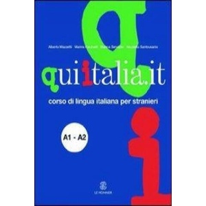 QUI ITALIA. IT. Corso di lingua italiana per stranieri. Livello elementare. Con DVD | Marina Falcinelli, Alberto Mazzetti (2011)