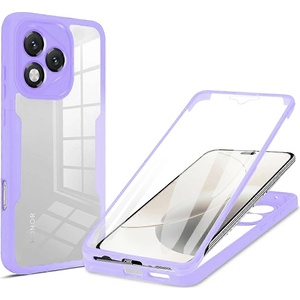 Techsuit Калъф за Honor 400 Lite - Techsuit - ColorVerse 360 Series + Screen Protector - Лилав