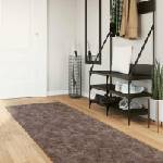 vidaXL Каса за килим MARSA Сиво 100 x 350 см Полиестер и PVC (42023202)