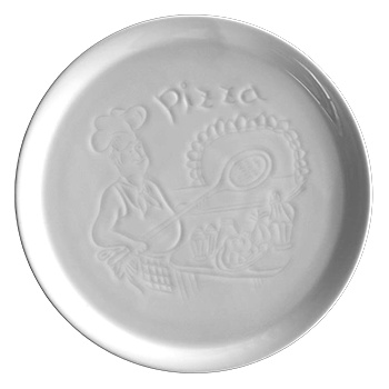 Gural Porcelain ГП-Чиния пица 30cm РЕЛЕФНА (D 230 PT) (0180131)