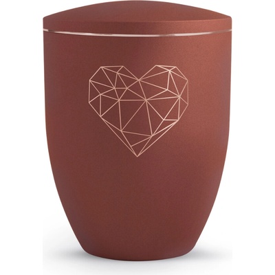 Ekologická urna Geometric Srdce