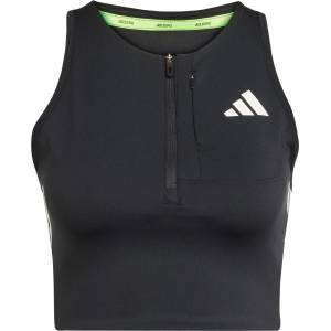 adidas Дамски топ adidas Women's Adizero Running Gel Pocket Crop Top Sports bra - Black (112-3880-0114)