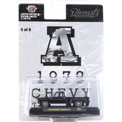 M2 Machines Chevrolet Cheyenne 10 Pick Up černá 1:64