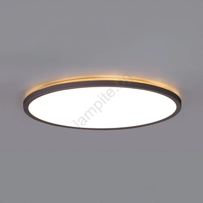 Kobi Led осветително тяло за баня със сензор nivera led/12w/230v ip54 с диаметър 22, 5 см, черно + дистанционно управление (kb0549)