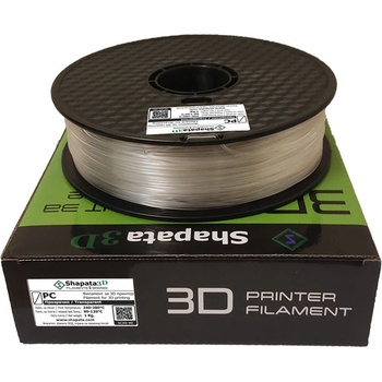 Image 1 of Поликарбонатен (pc) филамент 1.75мм 1кг Прозрачно pro (pc00101)