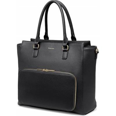 Puccini dámská shopper kabelka eko kůže černá