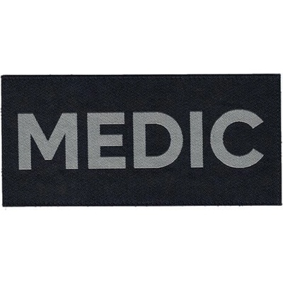 MEDIC Patch 15x7 cm Farba: Black