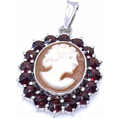 Český Granát Jan Kos Jewellery Stříbrný přívěsek 1402804500
