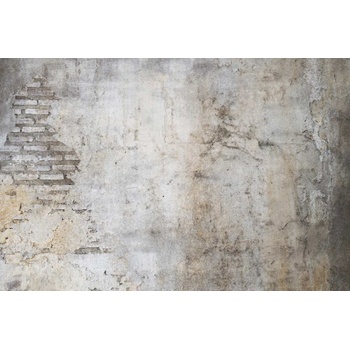 DIMEX ART s. r. o Флизелинов фототапет сива стена с пукнатини 375 x 250 см
