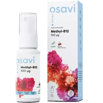Osavi Methyl-B12 Oral Spray, Витамин B12 спрей за уста, череша, 100 mcg, 25 ml