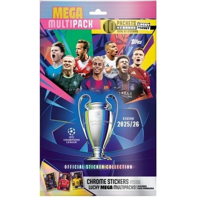 Topps Champions League stickers 2025 2026 mega multipack