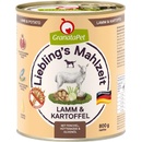 GranataPet Lieblings Mahlzeit jahňacie a zemiaky s fenyklom tvarohom a olivovým olejom 6 x 800 g