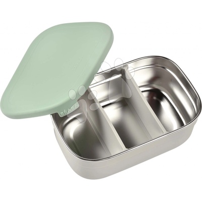 Beaba Desiatový box nerez Velvet Grey Sage Green