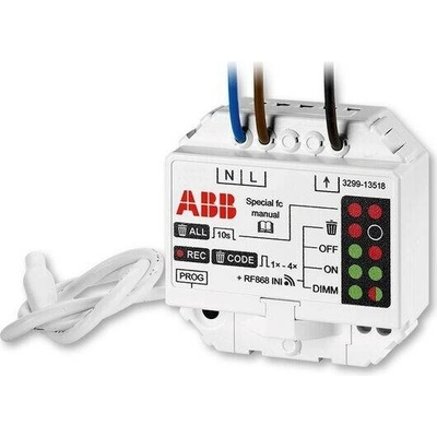 Modul přijímače RF 3299-13518 stmívací pro LED žárovky, vestavný - 3299-13518 Modul přijímač ABB RF 868 MHz, stmívací pro LED, ABB