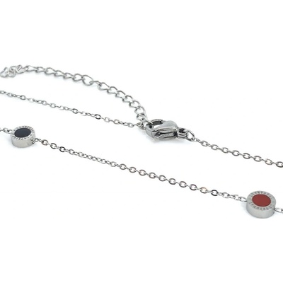 Jan Kos jewellery Řetízek s přívěskem z oceli 12118081