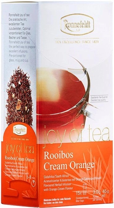Ronnefeldt Joy of Tea Ройбос Крем Портокал 15 торбички