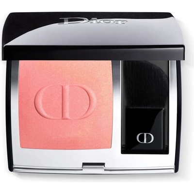 DIOR Rouge Blush kompaktní tvářenka se štětcem a zrcátkem 219 Rose Montaigne Shimmer 6,7 g