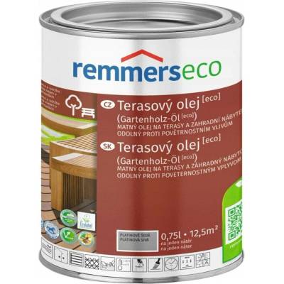 Remmers - Terasový olej ECO Barva: Platingrau / Platinově šedá, Objem: 0,75
