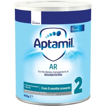 Aptamil Мляко за кърмачета Aptamil - AR 2, против повръщане, 6м +, опаковка 400 g (4NCMIML30AR200400D)