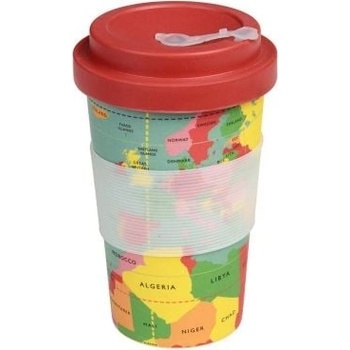 Image 1 of Rex London - Бамбукова чаша с капак - Карта на света (28747)