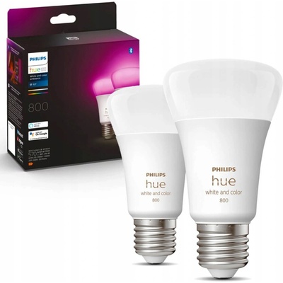 Philips SADA 2x LED Stmievateľná žiarovka Philips Hue WACA A60 E27/6,5W/230V 2000-6500K P4645