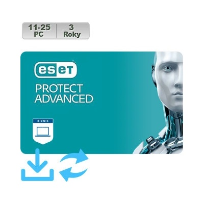 ESET PROTECT Advanced 11-25 lic. 36 mes. predĺženie