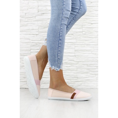 Fashion Růžové slip on tenisky 21002B-4PI