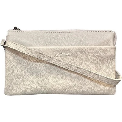 Katana kožená crossbody kabelka smetanová 69600-09